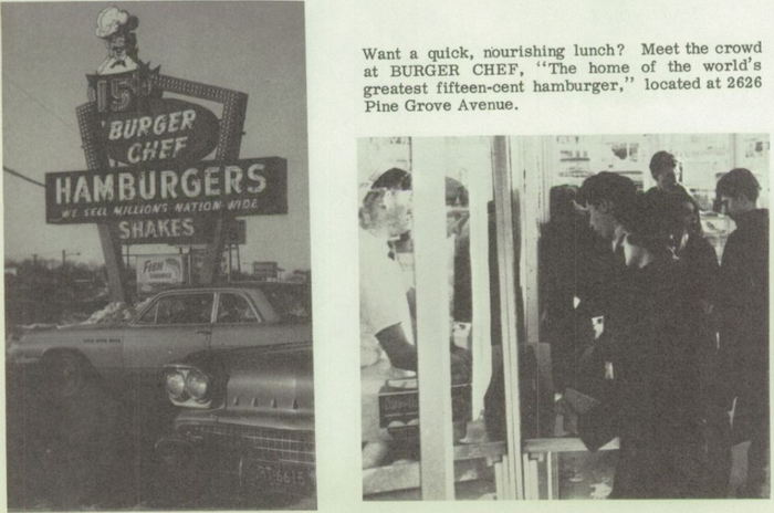 Burger Chef - Port Huron 1967 Northern High